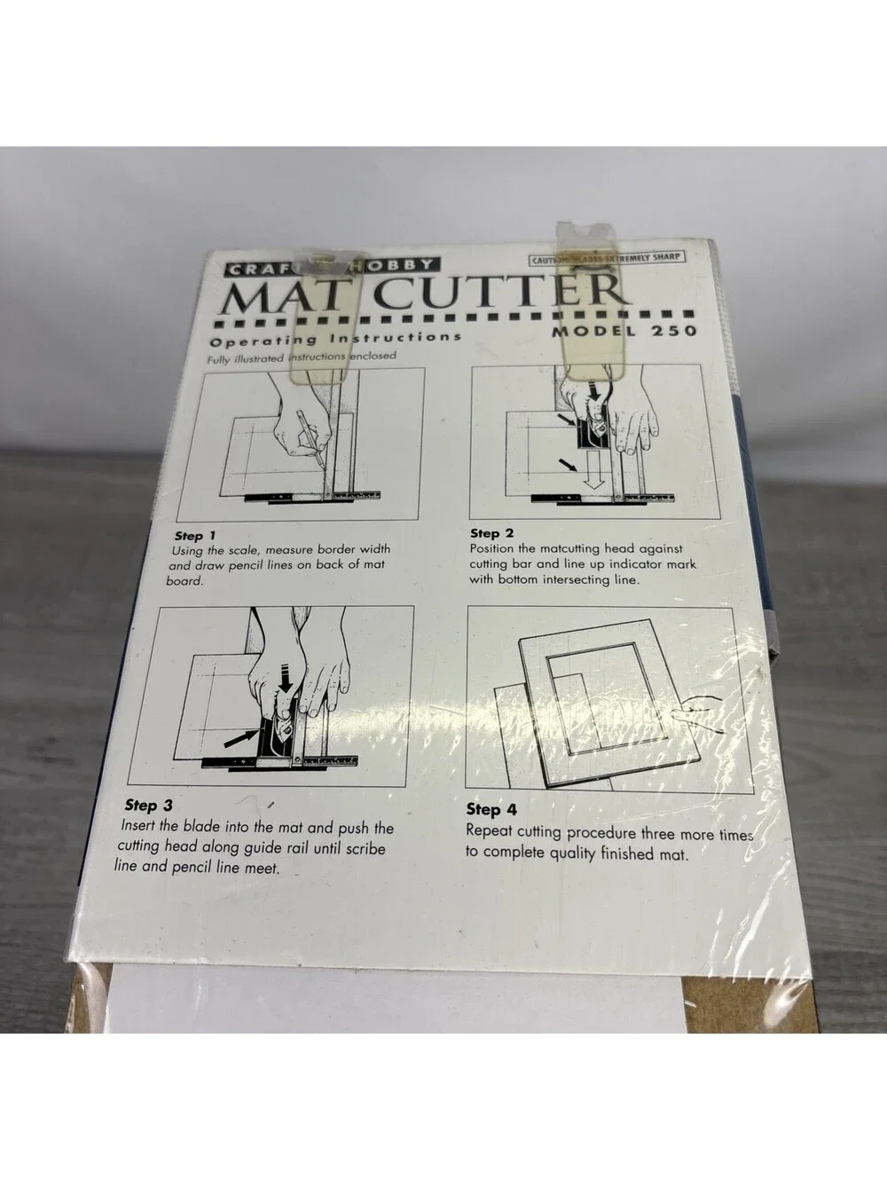 Vintage Logan Craft & Hobby Mat Cutter System Model 250 - Damaged Box